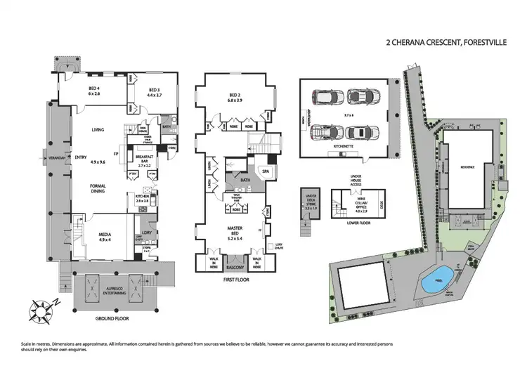 Floorplan of Homely house listing, 2 Cherana Cres, Forestville NSW 2087