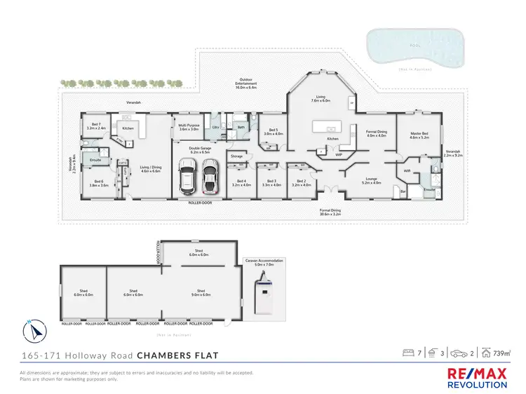 Floorplan of Homely rural property listing, 165-171 Holloway Road, Chambers Flat QLD 4133