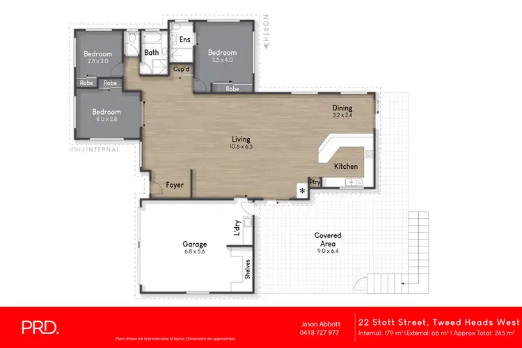Floorplan of Homely house listing, 22 Stott Street, Tweed Heads West NSW 2485