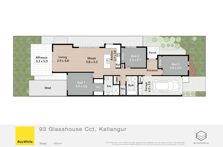 Floorplan of Homely house listing, 93 Glass House Circuit, Kallangur QLD 4503
