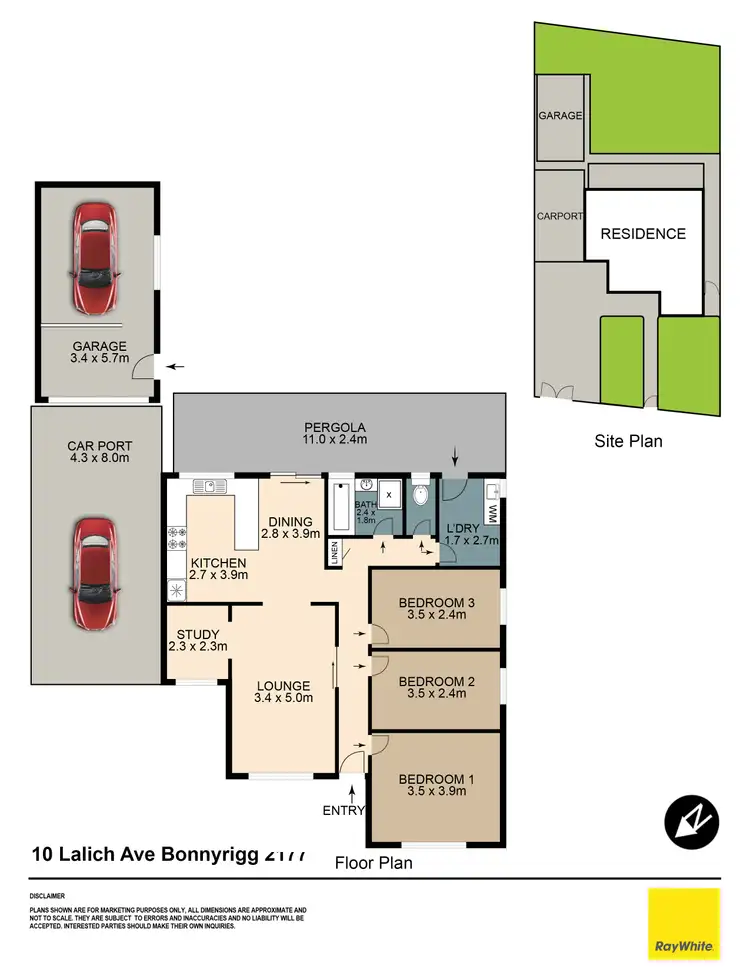 Floorplan of Homely house listing, 10 Lalich Avenue, Bonnyrigg NSW 2177