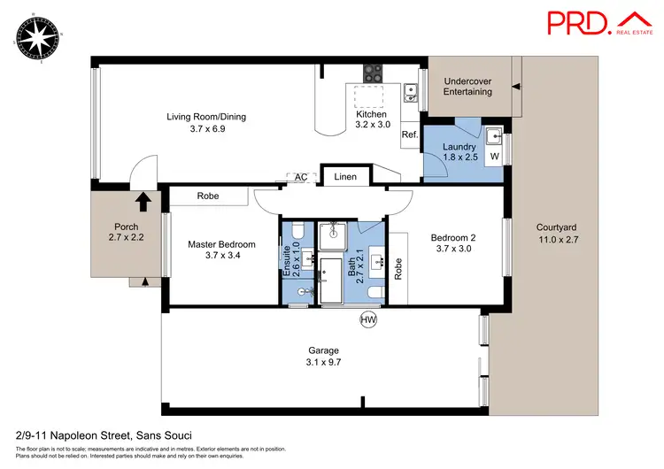 Floorplan of Homely villa listing, 2/9-11 Napoleon Street, Sans Souci NSW 2219
