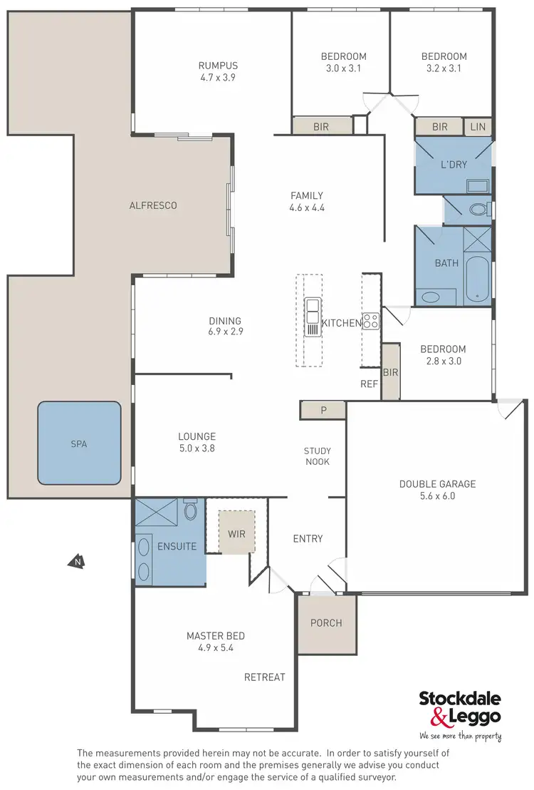 Floorplan of Homely house listing, 7 Hyde Close, Burnside Heights VIC 3023