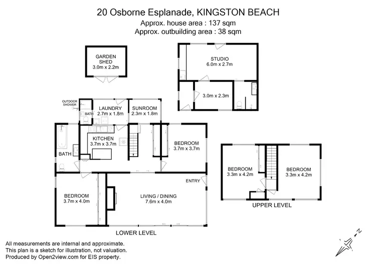 Floorplan of Homely house listing, 20 Osborne Esplanade, Kingston Beach TAS 7050