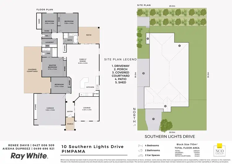 Floorplan of Homely house listing, 10 Southern Lights Drive, Pimpama QLD 4209