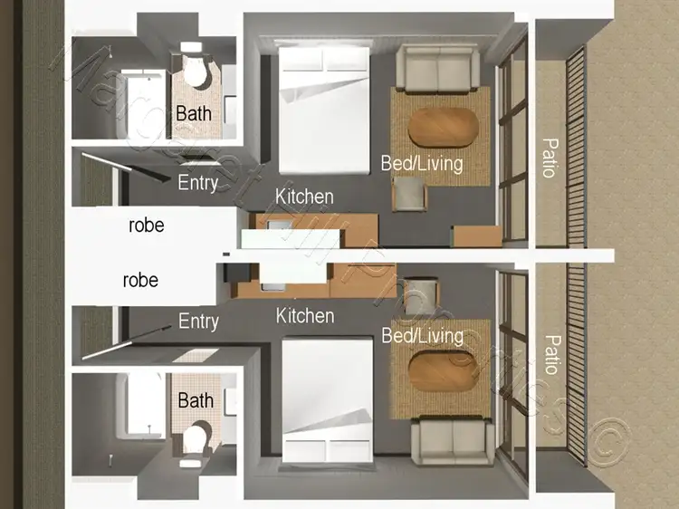 Floorplan of Homely unit listing, 110-111/75 The Strand, North Ward QLD 4810