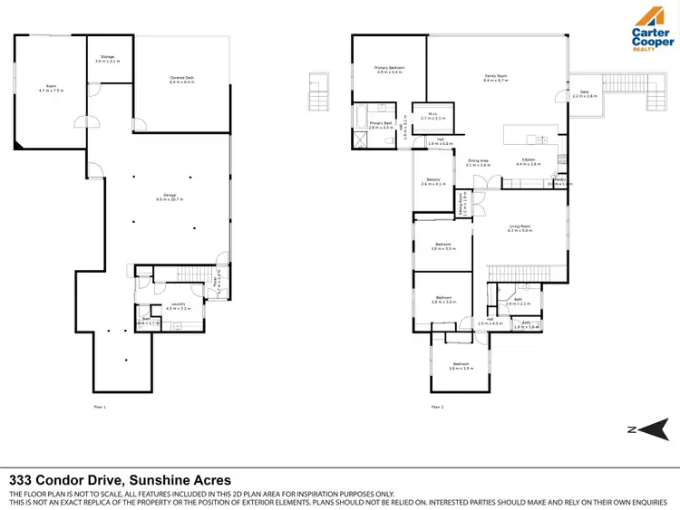 Floorplan of Homely house listing, 333 Condor Drive, Sunshine Acres QLD 4655