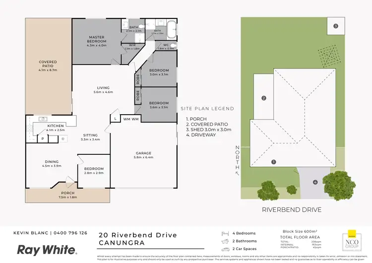 Floorplan of Homely house listing, 20 Riverbend Drive, Canungra QLD 4275