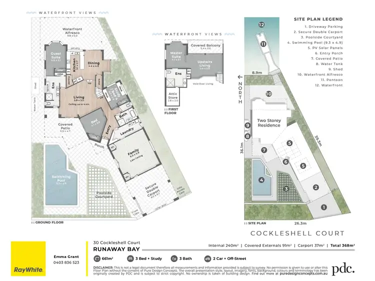 Floorplan of Homely house listing, 30 Cockleshell Court, Runaway Bay QLD 4216