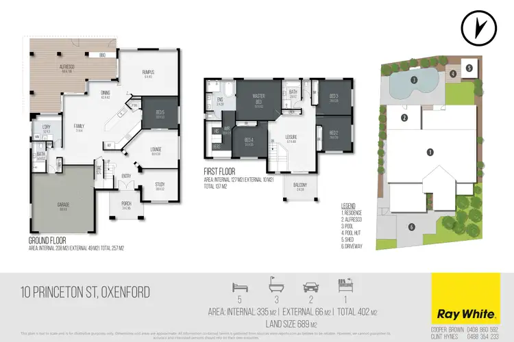 Floorplan of Homely house listing, 10 Princeton Street, Oxenford QLD 4210