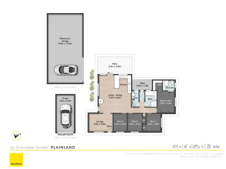 Floorplan of Homely house listing, 15 Grevillea Street, Plainland QLD 4341