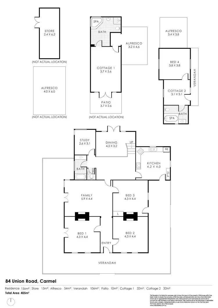 Floorplan of Homely house listing, 84 Union Road, Carmel WA 6076