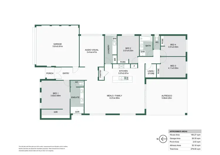 Floorplan of Homely house listing, 8 Kendale Way, Meadow Springs WA 6210
