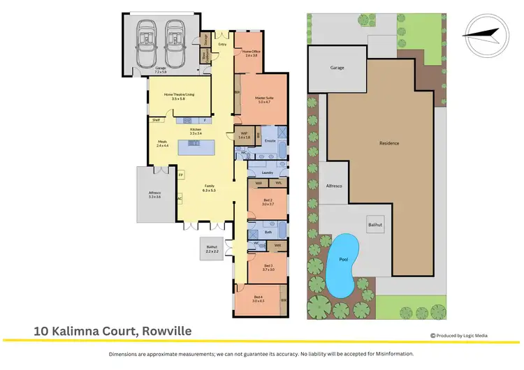 Floorplan of Homely house listing, 10 Kalimna Court, Rowville VIC 3178
