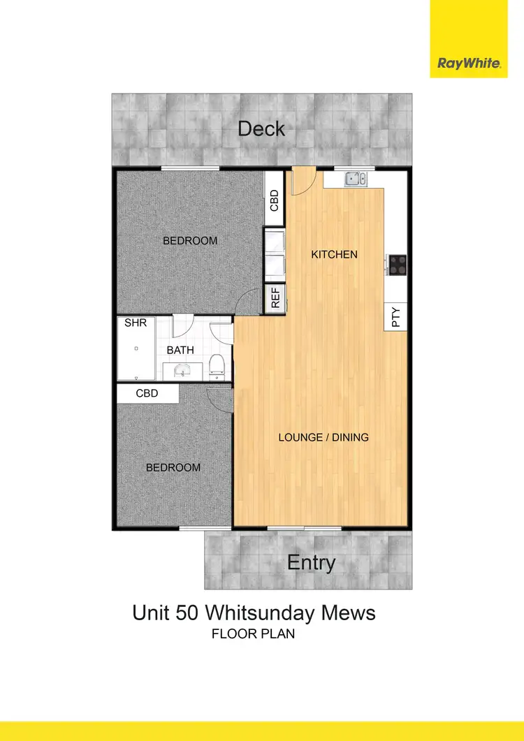 Floorplan of Homely unit listing, 50/28 Island Drive, Cannonvale QLD 4802