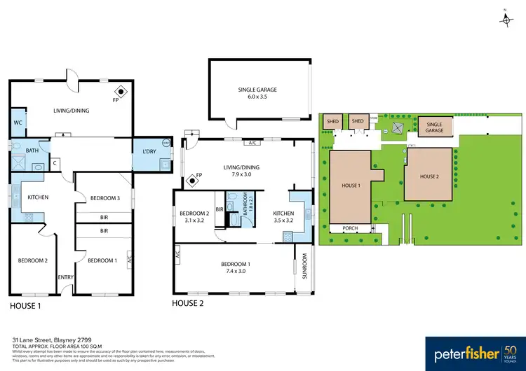 Floorplan of Homely house listing, 31 Lane Street, Blayney NSW 2799