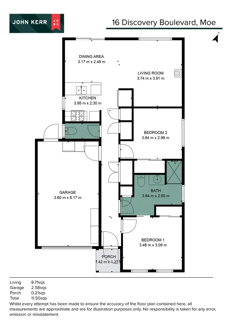 Floorplan of Homely house listing, 16 Discovery Boulevard, Moe VIC 3825
