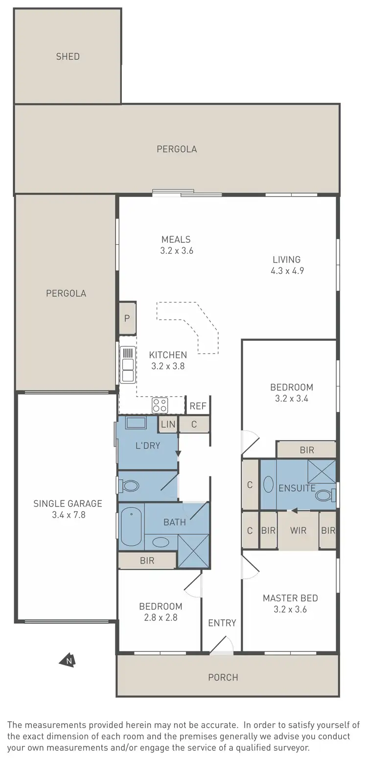 Floorplan of Homely house listing, 63 Edgbaston Parade, Caroline Springs VIC 3023