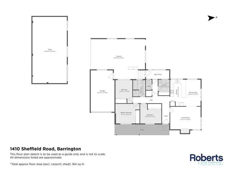 Floorplan of Homely house listing, 1410 Sheffield Road, Barrington TAS 7306
