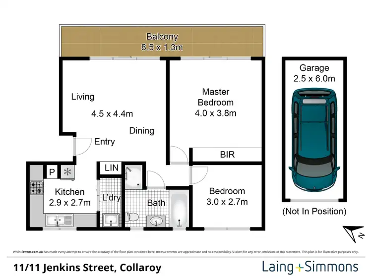 Floorplan of Homely apartment listing, 11/11 Jenkins Street, Collaroy NSW 2097
