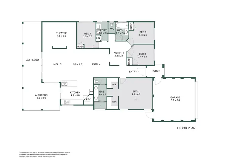 Floorplan of Homely house listing, 45 McDowell Street, Waroona WA 6215