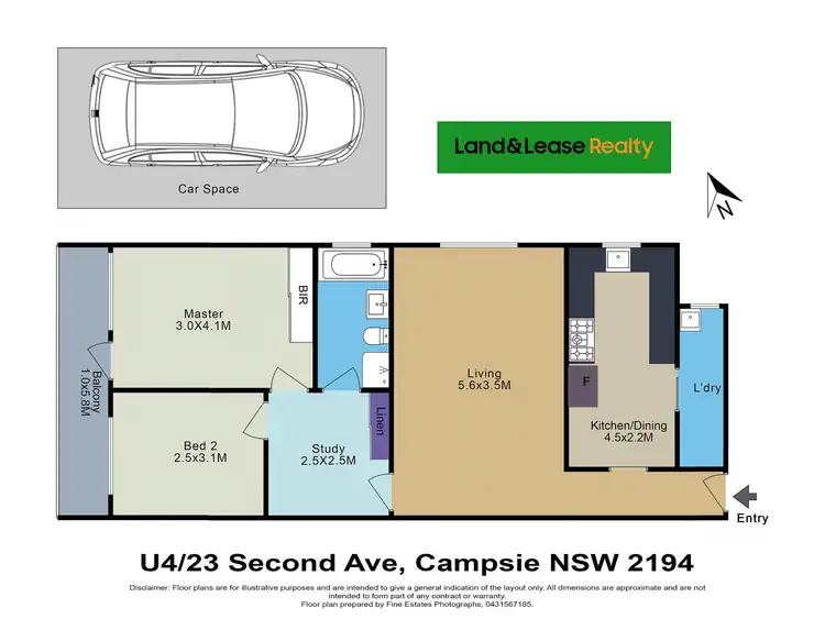 Floorplan of Homely unit listing, 4/23 Second Avenue, Campsie NSW 2194