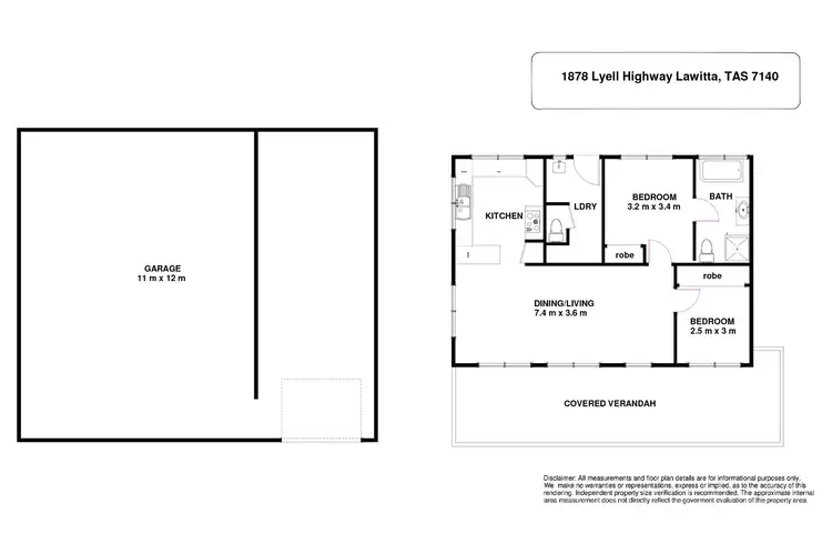 Floorplan of Homely house listing, 1878 Lyell Highway, Lawitta TAS 7140