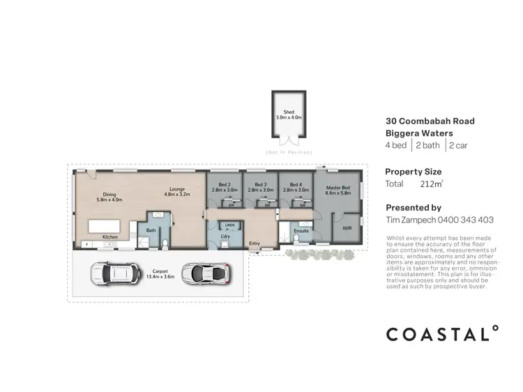 Floorplan of Homely house listing, 30 Coombabah Road, Biggera Waters QLD 4216