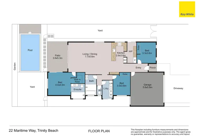 Floorplan of Homely house listing, 22 Maritime Way, Trinity Beach QLD 4879