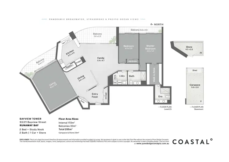 Floorplan of Homely unit listing, 93/21 Bayview Street, Runaway Bay QLD 4216
