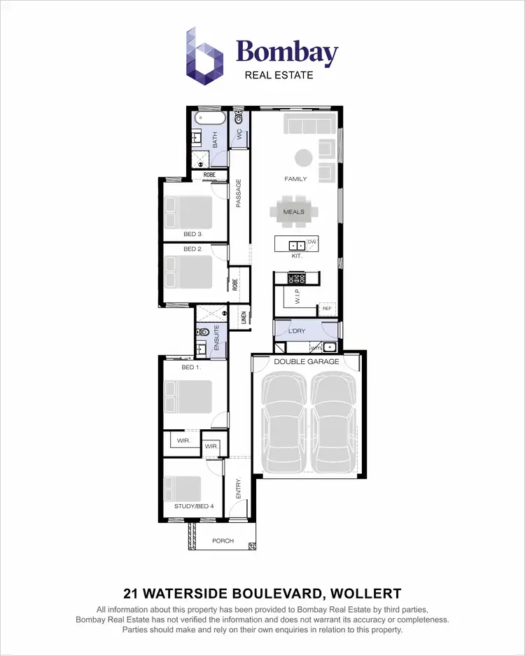Floorplan of Homely house listing, 21 Waterside Boulevard, Wollert VIC 3750