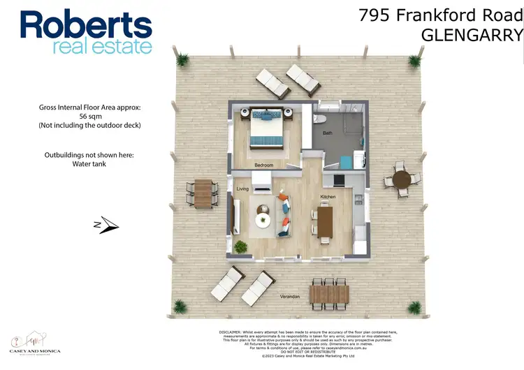Floorplan of Homely rural property listing, 795 Frankford Road, Glengarry TAS 7275