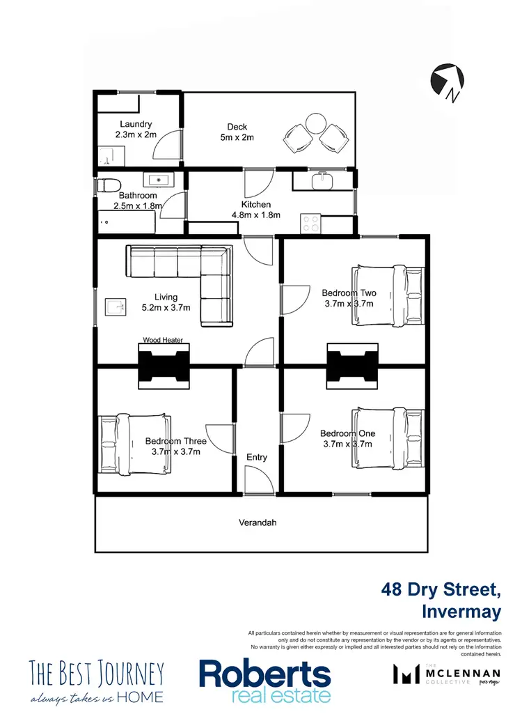 Floorplan of Homely house listing, 48 Dry Street, Invermay TAS 7248