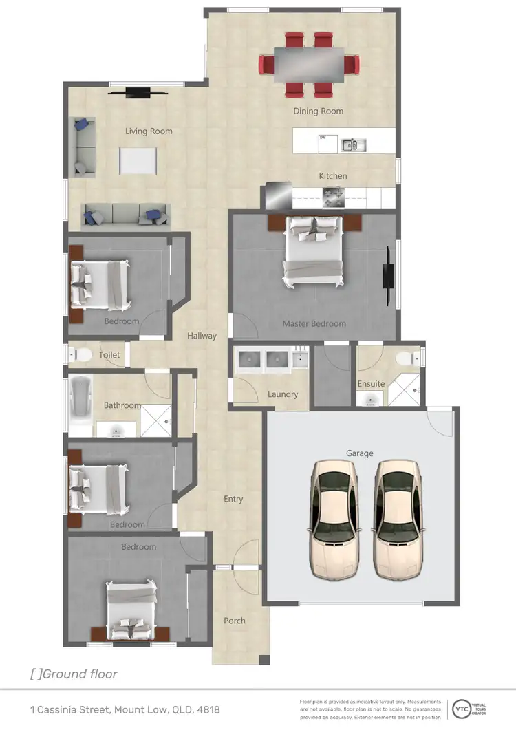 Floorplan of Homely house listing, 1 Cassinia Street, Mount Low QLD 4818