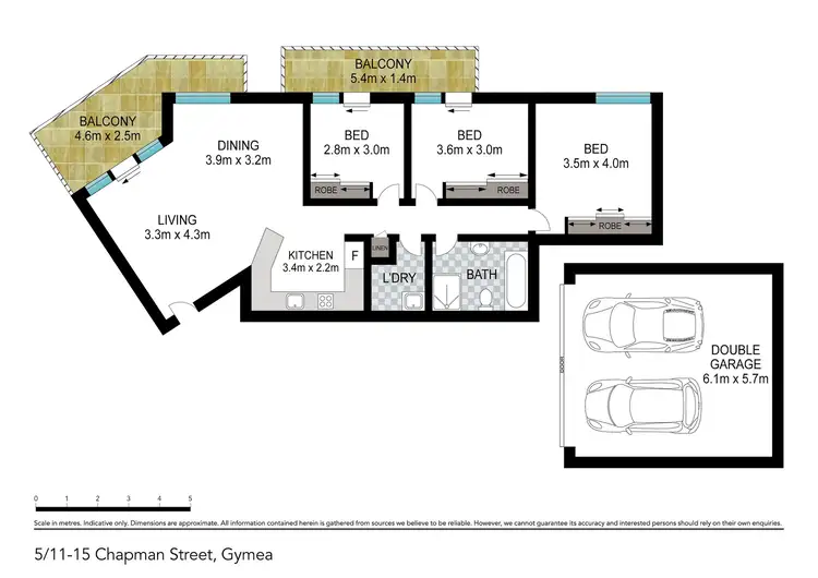 Floorplan of Homely apartment listing, 5/11-15 Chapman Street, Gymea NSW 2227