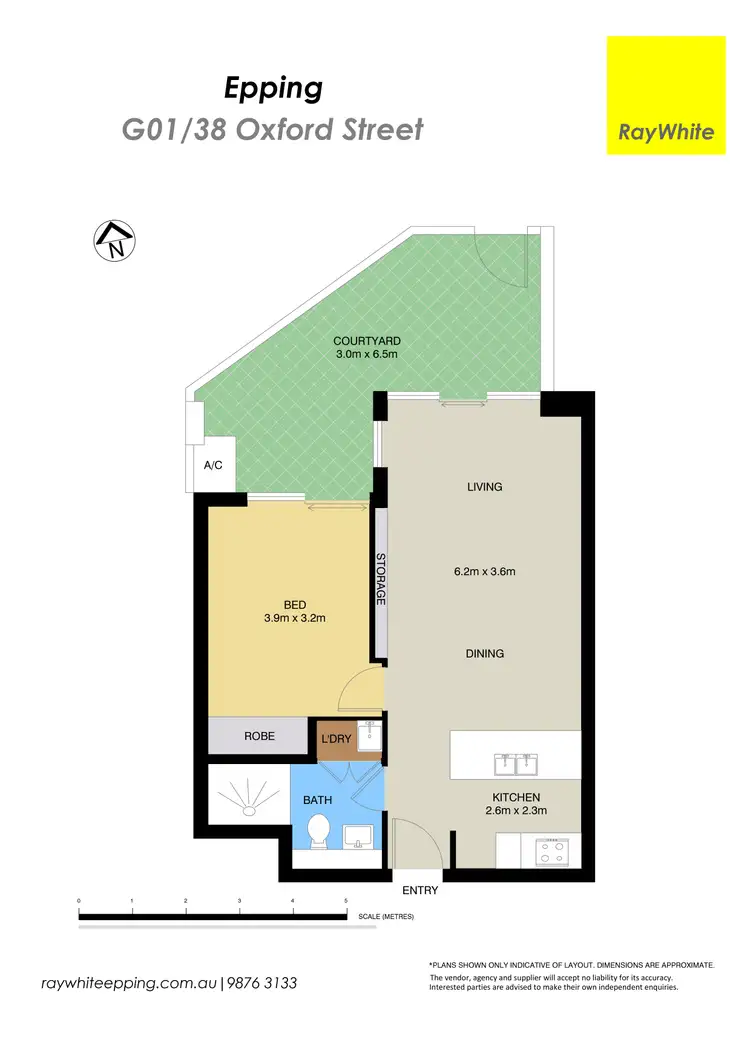 Floorplan of Homely apartment listing, G01/38 Oxford Street, Epping NSW 2121