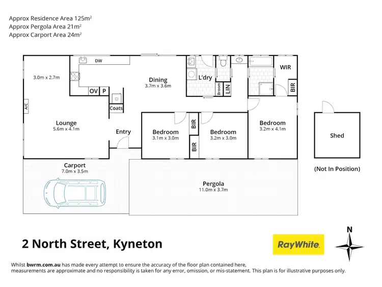 Floorplan of Homely house listing, 2 North Street, Kyneton VIC 3444