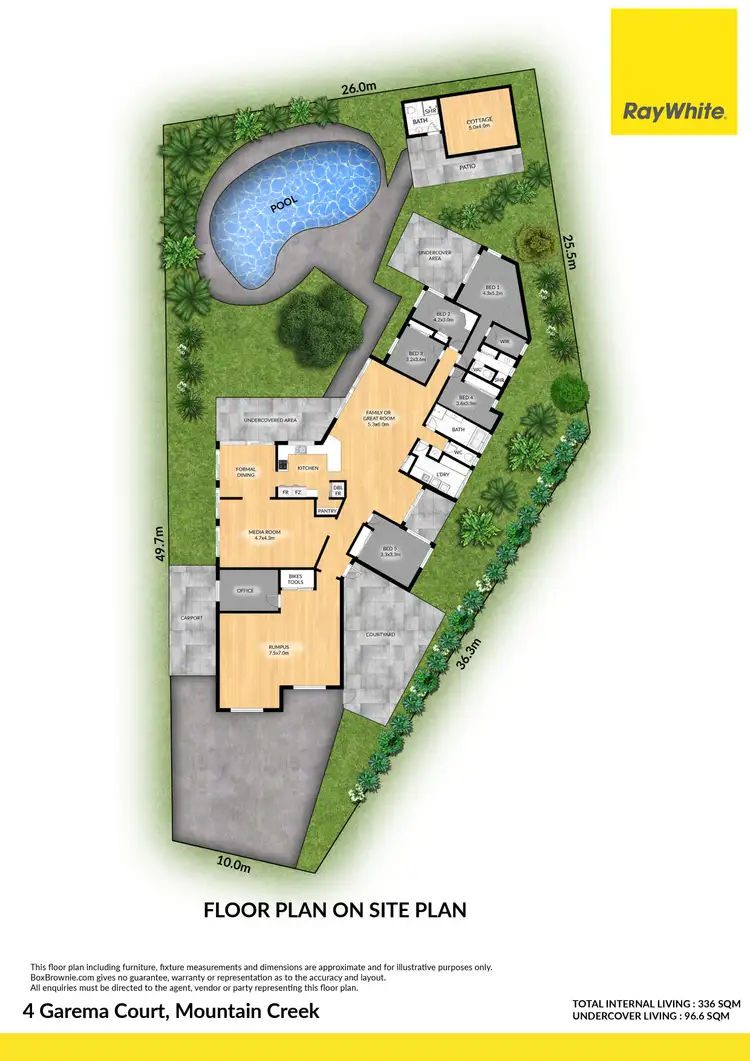 Floorplan of Homely house listing, 4 Garema Court, Mountain Creek QLD 4557
