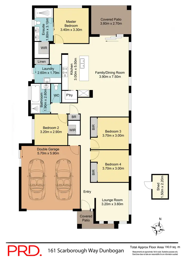 Floorplan of Homely house listing, 161 Scarborough Way, Dunbogan NSW 2443