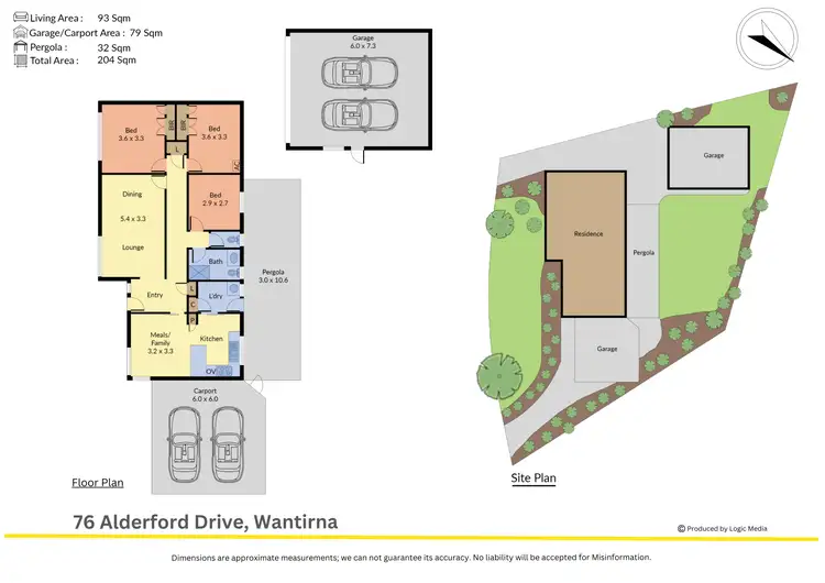 Floorplan of Homely house listing, 76 Alderford Drive, Wantirna VIC 3152