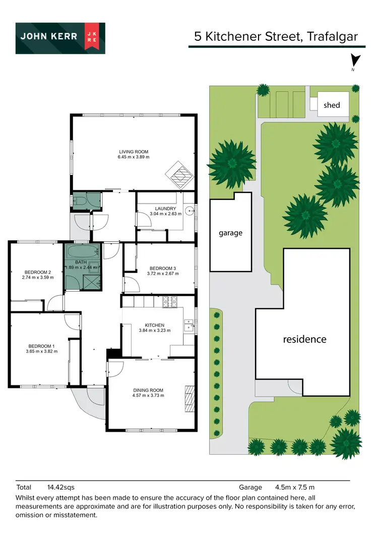 Floorplan of Homely house listing, 5 Kitchener Street, Trafalgar VIC 3824