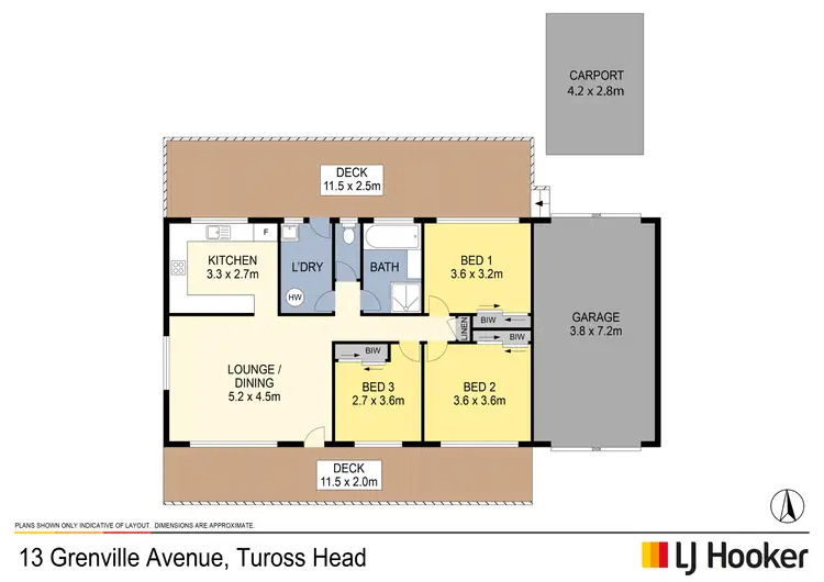 Floorplan of Homely house listing, 13 Grenville Avenue, Tuross Head NSW 2537