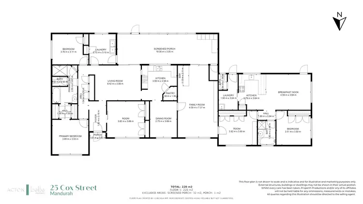 Floorplan of Homely house listing, 25 Cox Street, Mandurah WA 6210