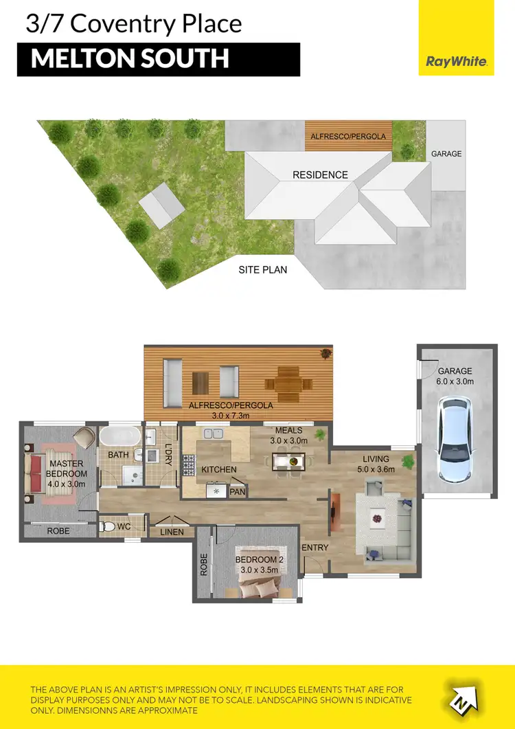 Floorplan of Homely unit listing, 3/7 Coventry Place, Melton South VIC 3338