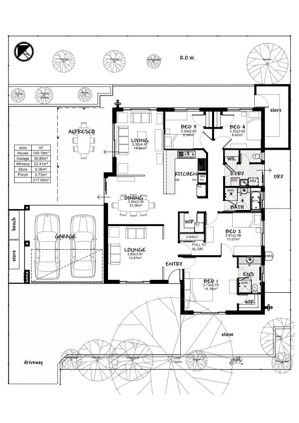 Floorplan of Homely house listing, 70B Renou Street, East Cannington WA 6107