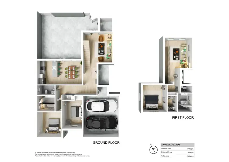 Floorplan of Homely townhouse listing, 2/5 Trafford Street, Beaconsfield WA 6162