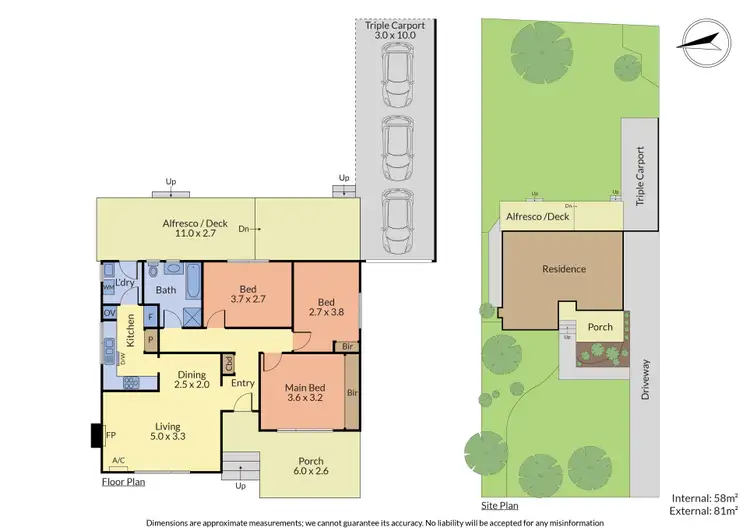 Floorplan of Homely house listing, 11 Flinders Crescent, Boronia VIC 3155