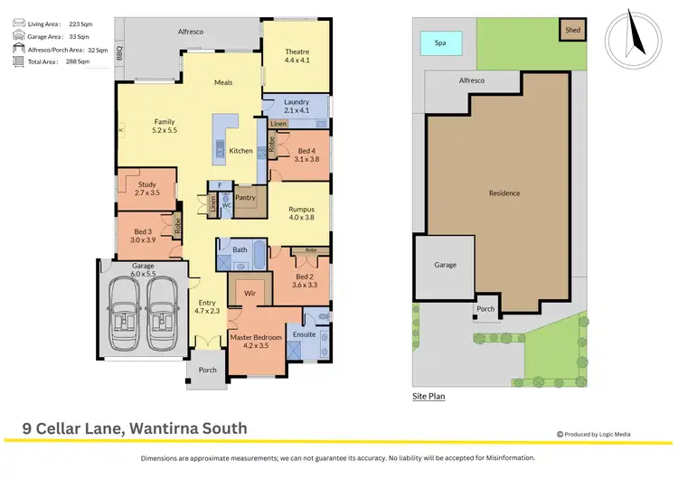 Floorplan of Homely house listing, 9 Cellar Lane, Wantirna South VIC 3152