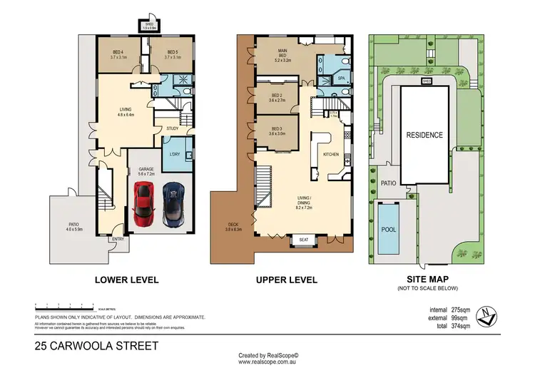 Floorplan of Homely house listing, 25 Carwoola Street, Bardon QLD 4065
