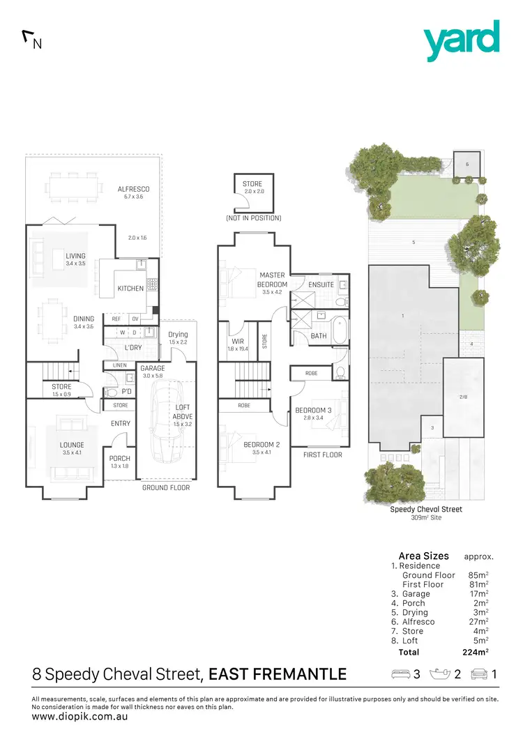 Floorplan of Homely house listing, 8 Speedy Cheval Street, East Fremantle WA 6158